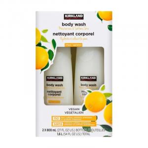 Kirkland Signature Body Wash, Natural Citrus Scent, 27 fl oz, 2-pack